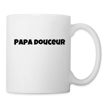 Papa douceur - Mug blanc - blanc - Droite