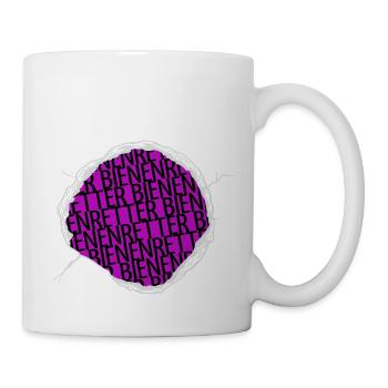 tierliebe bär veggie naturschutz spruch hund tier - Tasse - Weiß - Rechts
