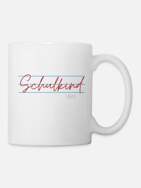 Schulkind - Tasse - Weiß