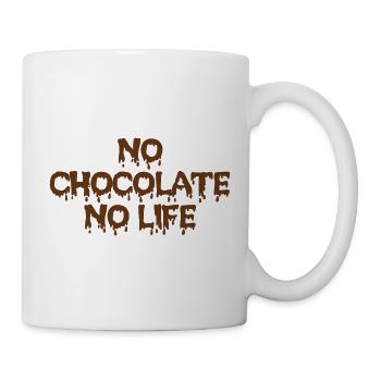 NO CHOCOLATE NO LIFE - Mug - white - Right