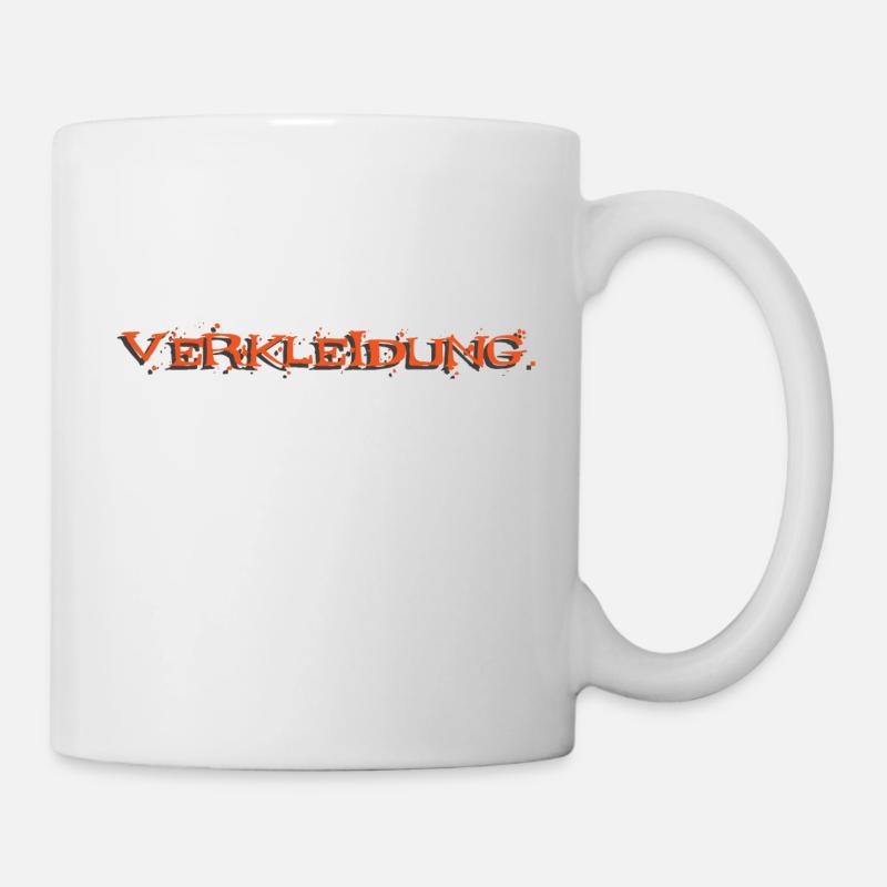 Verkleidung - Tasse - Weiß