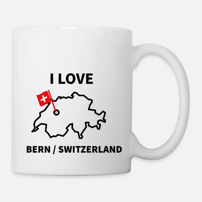 Berne , mon amour - Mug blanc - blanc