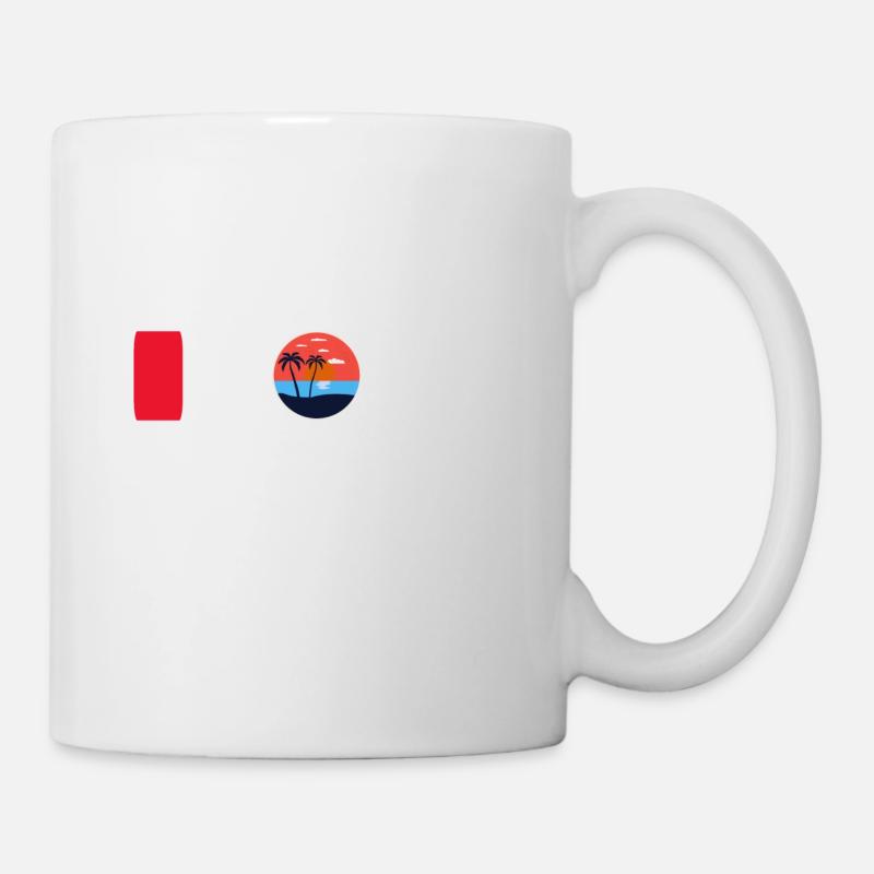 Akku Holliday - Tasse - Weiß