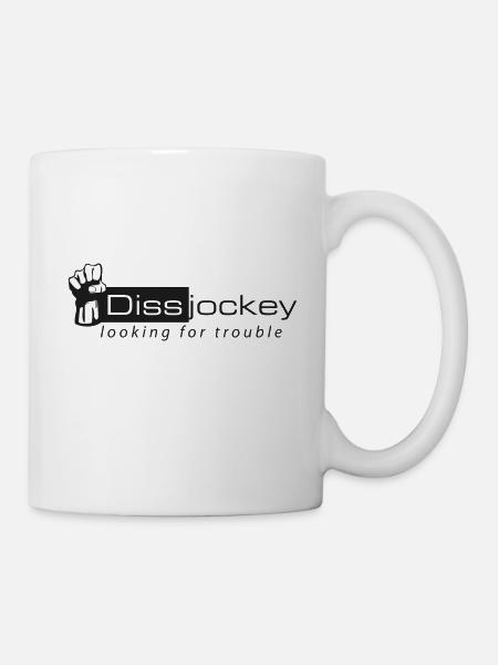 Dissjockey Looking for trouble - Tasse - Weiß