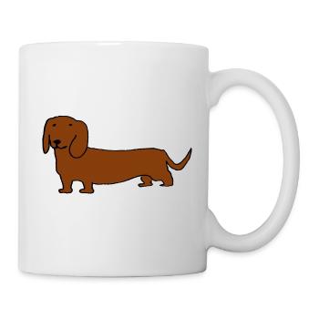 Dachshund - Mug - white - Right