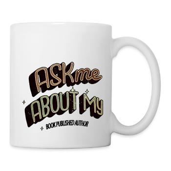 contentwriter quote blog geek author book blogging - Tasse - Weiß - Rechts