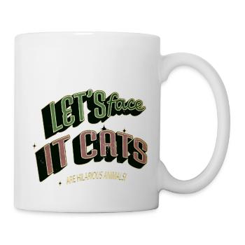 Humour Cat Butt Tshirts Black Cat Lover Joke - Mug blanc - blanc - Droite