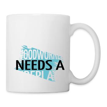 travail forestier présent charpentier sexy tshirts plombier - Mug blanc - blanc - Droite