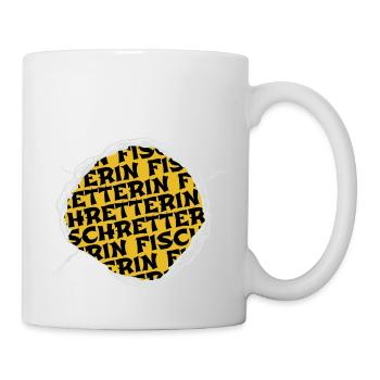 angler feierabend veganismus tier angeln - Tasse - Weiß - Rechts