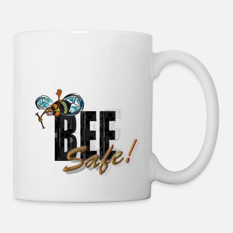 Bee Safe, l’insecte le plus important de la planète. - Mug blanc - blanc