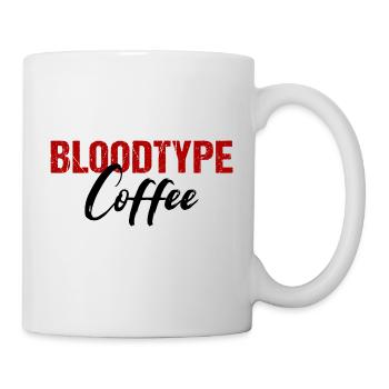 Groupe sanguin Amateurs de café - Mug blanc - blanc - Droite
