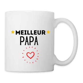 Meilleur PAPA - Mug blanc - blanc - Droite