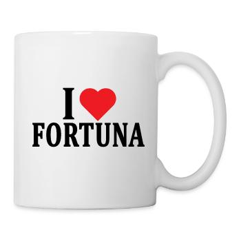 t-shirt I love Fortuna t-shirt gift idea - Mug - white - Right