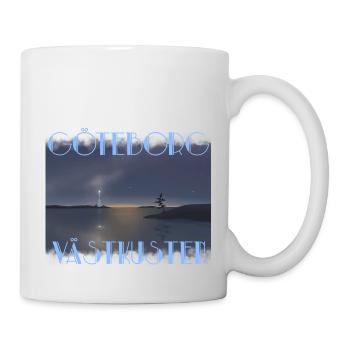 Göteborg est la perle de la côte ouest. - Mug blanc - blanc - Droite