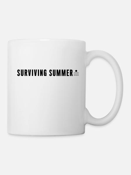 Surviving Summer - Mug blanc - blanc