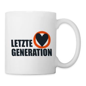 Letzte Generation - Design 4 - Tasse - Weiß - Rechts