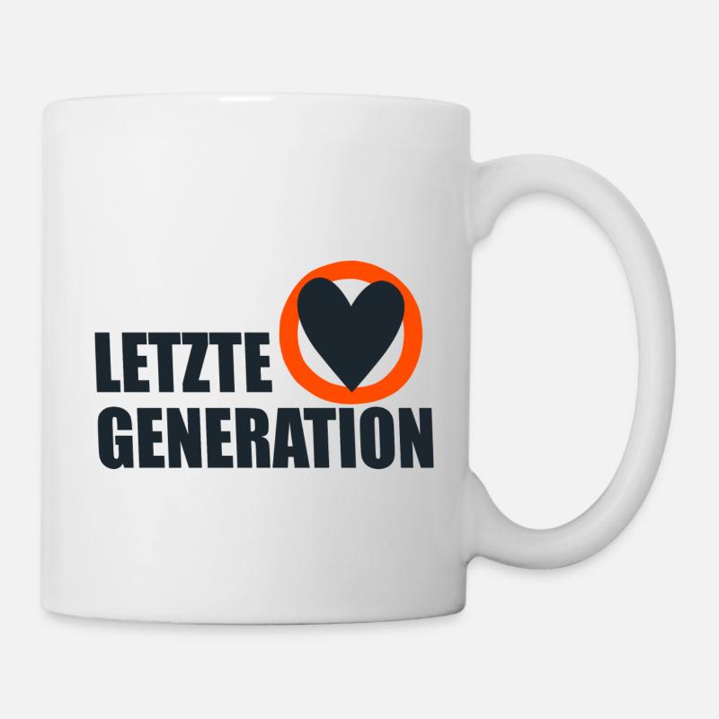 Letzte Generation - Design 4 - Tasse - Weiß