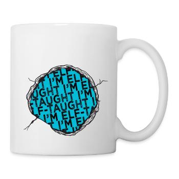 Santa Birthday present Bubaprints Dino Bike Moon - Mug - white - Right