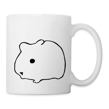 Hamster Cute Animal Rodent Animals Pet Vector 1 - Mug - white - Right
