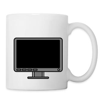 Icon Logo Computer Screen - Mug - white - Right