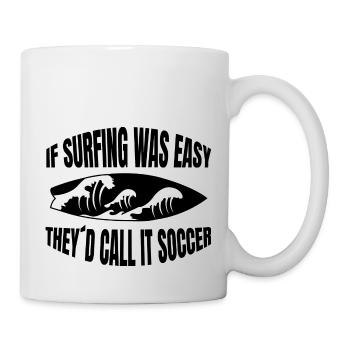 Surfer Surfing Surfboard Surf instructor surfing - Mug - white - Right