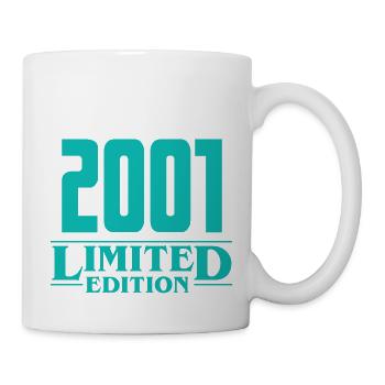 2001 Limited Edition Birthday Design - Mug - white - Right