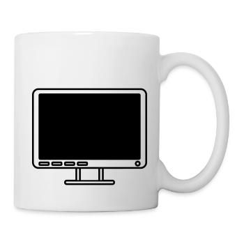 Screen Display Computer Icon - Mug - white - Right