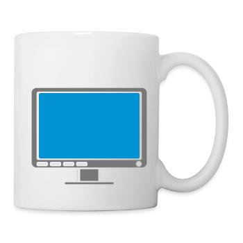 Design Screen Display Computer - Mug - white - Right