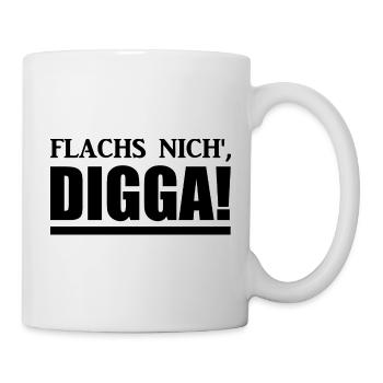 Digga - Hamburch - Sprüche - Tasse - Weiß - Rechts