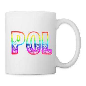 Pol RS Arc-en-ciel - Mug blanc - blanc - Droite