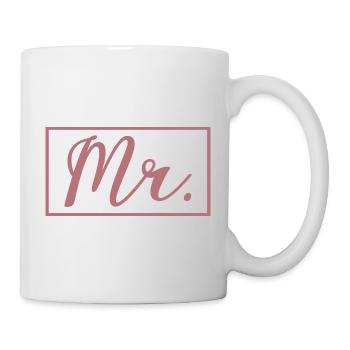 Mr. Matching Couple Engagement Wedding Honeymoon - Mug - white - Right