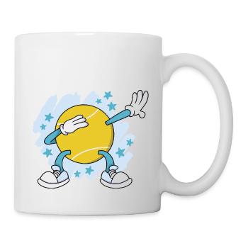 Tennis Dabbing Tennisspieler Dabben Tennisverein - Tasse - Weiß - Rechts