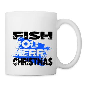funny sayings adorable fish geek gift - Tasse - Weiß - Rechts