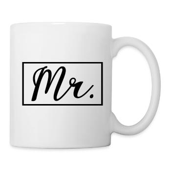 Mr. Matching Couple Engagement Wedding Honeymoon - Mug - white - Right