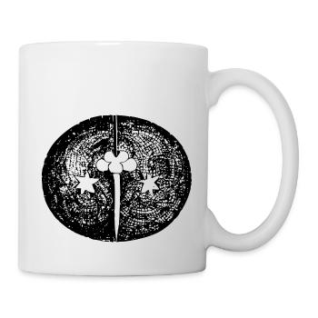 Sun Moon Mosaic Astrology mystical symbol 07 - Mug - white - Right
