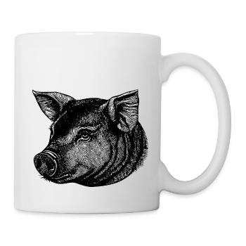 pig sweet pigs pigs animal animals 5 - Mug - white - Right