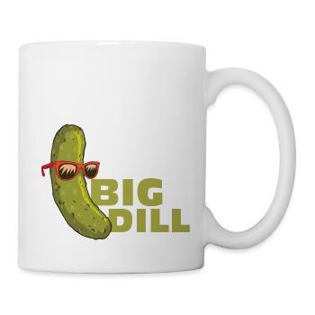 I'm Kind Of A Big Dill Cucumber Pickle - Tasse - Weiß - Rechts