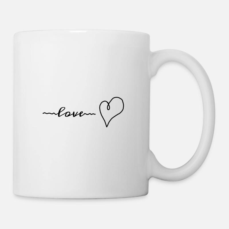 Liebe - Tasse - Weiß