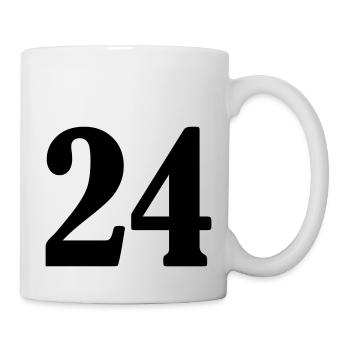 24 - Tasse - Weiß - Rechts