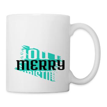 Fishes Buy Comic Bodybuilding Santa Gift Geek - Mug - white - Right