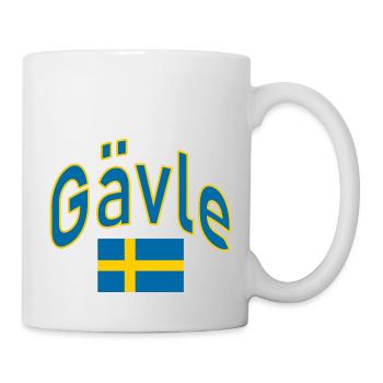 Gävle drapeau suédois - Mug blanc - blanc - Droite