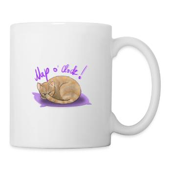 Nap o‘clock - Tasse - Weiß - Rechts
