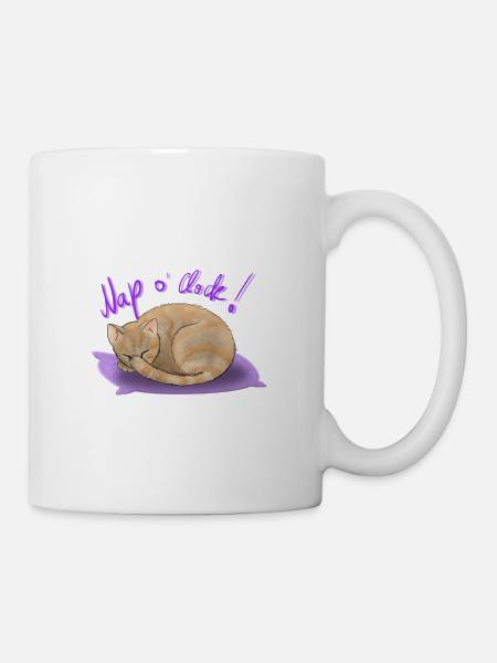Nap o‘clock - Tasse - Weiß