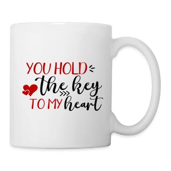 You Hold The Key To My Heart - Mug - white - Right