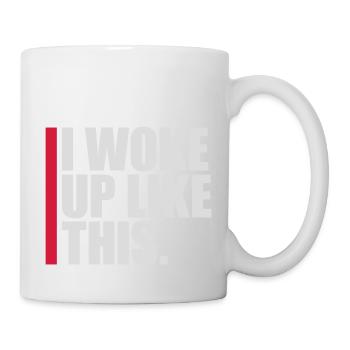 Je me suis réveillé comme ça - Mug blanc - blanc - Droite