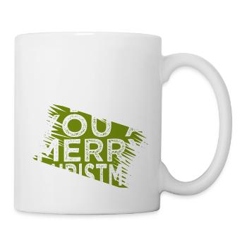 funny quote fun fishing rod bubaprints - Tasse - Weiß - Rechts