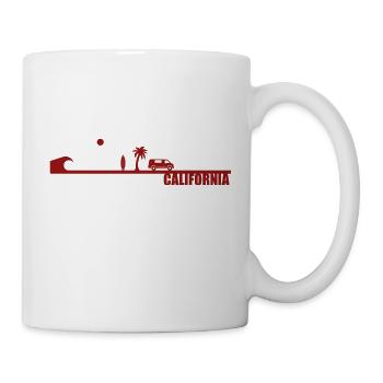 California Wave Surf Van Leben - Tasse - Weiß - Rechts