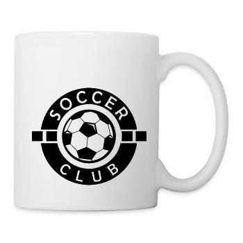 Football Fussball - Mug blanc - blanc - Droite