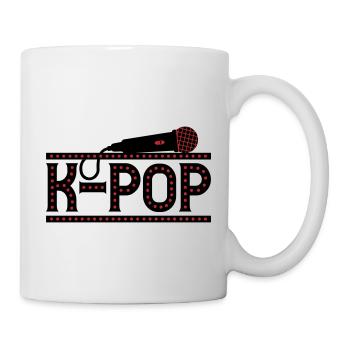 K-POP. K-Pop Microphone | Colors can be changed - Mug - white - Right