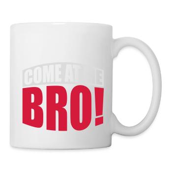 Viens à moi bro - Mug blanc - blanc - Droite